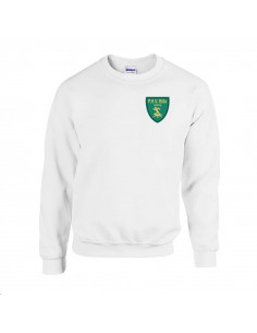 Sweatshirt mit Vereinslogo Flexdruck